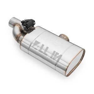 Silencioso RM Motors transversal con válvula electrónica