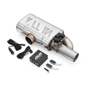 Silencioso RM Motors transversal con válvula electrónica