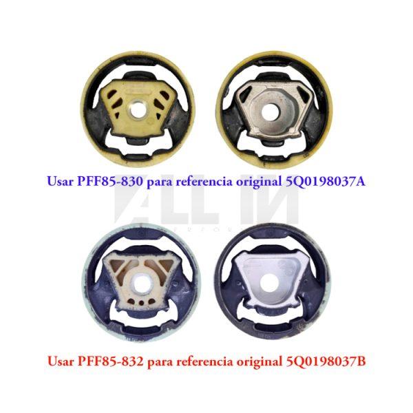 Powerflex PFF80-1120 - Silentbloc Inférieur Arrière De Fixation Moteur, Kit De Rechange